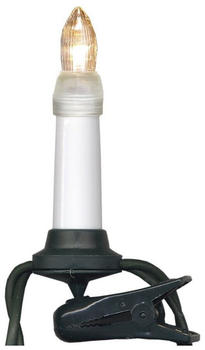 Marelida LED Kerzenlichterkette - Baumkerzen - 25 warmweiß LED - E10 Fassung - Strang - L: 16,8m - für Außen