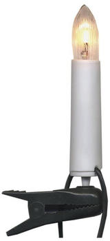 Marelida Kerzenlichterkette - Baumkerzen - 25 warmweiß Glühlampen - Ring - E10 Fassung - L: 12m - für Innen