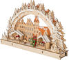 Myflair Möbel & Accessoires LED Schwibbogen »Weihnachtsdeko«, aus Holz, mit...