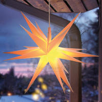 Esotec - Solar Leuchtstern &Oslash;35cm F&uuml;r Au&szlig;en Weihnachtsstern Weihnachts-deko...