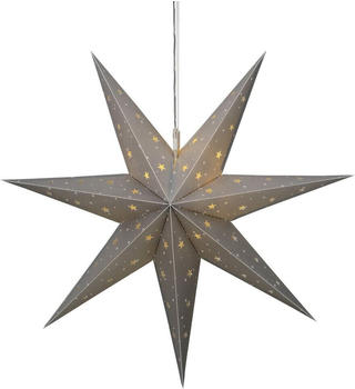 Star Trading LED-Outdoor-Stern Alice hängend 7-zackig D:60cm silber