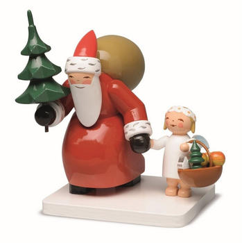 Wendt & Kühn Weihnachtsmann mit Baum und Engel (5301/7)