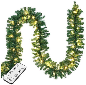 Casaria Weihnachtsgirlande 100 LED mit Fernbedienung 500cm (107694)