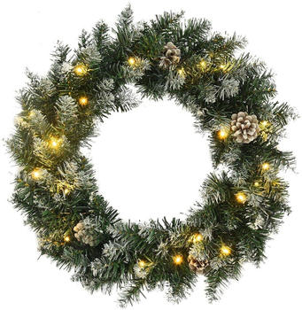 vidaXL Christmas Garland with LED Lights 45cm