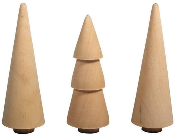 Rayher 3 Small Wooden Trees