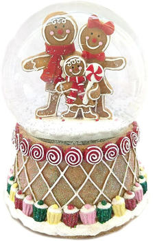 ELLUG Schneekugel mit Lebkuchenfiguren 15cm (3400240)
