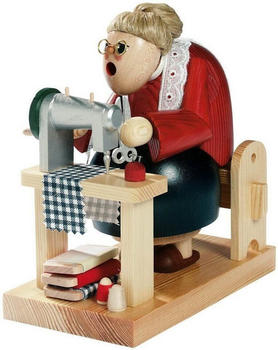 KWO Olbernhau Schneiderin an der Nähmaschine 18cm (21011)