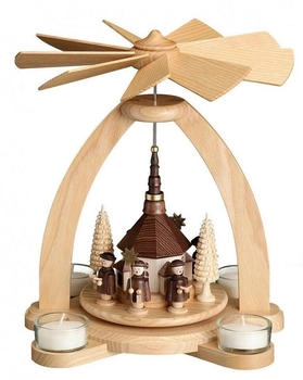 Volkskunstwerkstatt Torsten Unger Seiffener Kirche 26cm (1810)