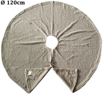 Jack Weihnachtsbaumdecke Teddy Ø120cm taupe
