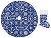Weihnachtsdeko blau