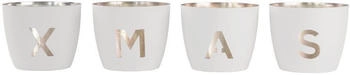 Gift Company Madras M 8,5cm X-Mas 4 Stk. (77930)