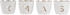 4 Stk. (77930): Gift Company Madras M 8,5cm X-Mas
