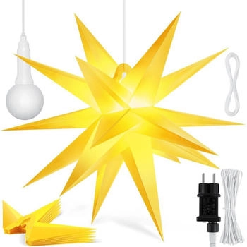 Kesser Leuchtstern 3D 60cm gelb