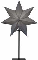 Standstern 'ozen', Ohne Lochung, Grau, E14, 55 Cm