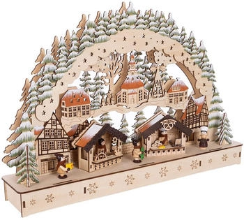 Spetebo Holz-Schwibbogen 44cm (25223)