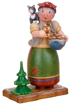 Hubrig Volkskunst Räucherhexe 20cm (105h5009)