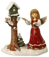 Goebel Engelfigur "Engel - Himmlischer Besuch, Weihnachtsdeko, H&ouml;he ca. 19,5 cm"