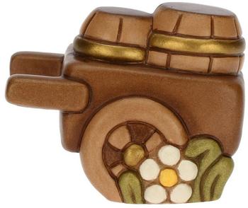 Thun Hand Decorated Ceramic Barrel Cart 6.3x5.1x5.9 cm