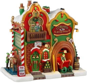 Lemax Li'L Murph'S Santa's Wonderland Sleigh Shop