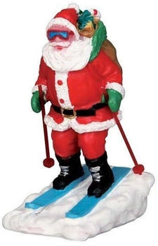 Lemax Skiing Father Christmas Vail Village