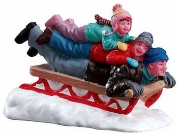 Lemax Sledding with Dad