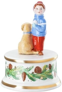 Hutschenreuther Weihnachtsspiele Spieluhr mehrfarbig klein limitiert Ø 9 cm