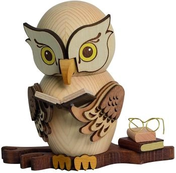 Kuhnert Räucherfigur Eule mit Büchern (37202)
