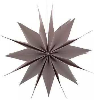 House Doctor Capella Papier Weihnachtsstern, Ø 70 cm, rot / weiß