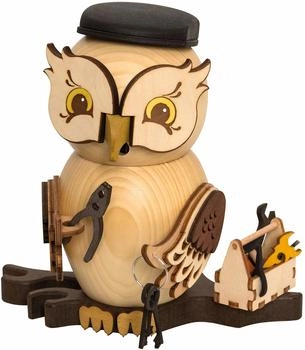 Kuhnert Rauchfigur Eule Handwerker