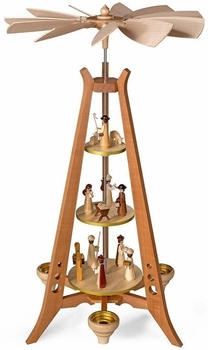 Müller Kleinkunst 3-stöckige Pyramide Christi Geburt 57cm
