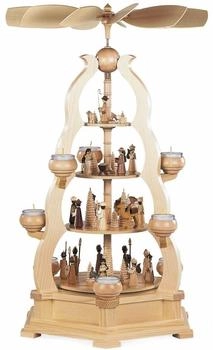 Müller Kleinkunst 4-stöckige Pyramide Bogendesign 64cm