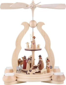 Müller Kleinkunst 2-stöckige Pyramide Bogendesign 34cm