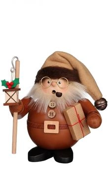 Christian Ulbricht Räuchermännchen Weihnachtsmann mit Laterne natur – 15,5cm