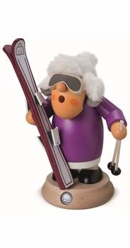 Müller Kleinkunst Skifahrerin 17cm