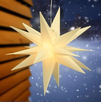 Spetebo Adventsstern mit LED 60cm (64863)