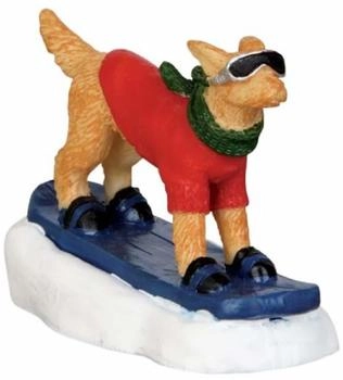 Lemax Snowboarding Dog Vail Village