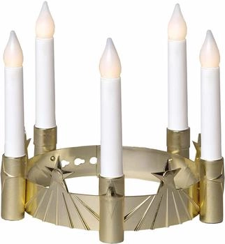 Star Trading Five-light St Lucy's crown w. LEDs
