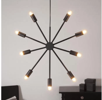 Star Trading Pix decorative made of metal 9-bulb black