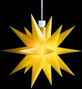 Sterntaler Indoor decoration - 18-pointed Ø 12 cm yellow