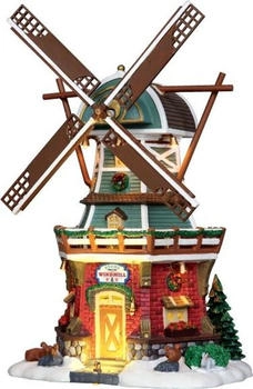 Lemax Stony Brook Windmühle rot rustikal traditionell Porzellan