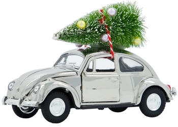 House Doctor Xmas Cars Deko-Autos, 12,5 cm, silber