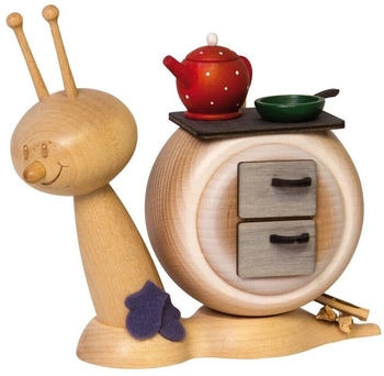 Kuhnert Drechslerei Rauchschnecke - Räucherfigur . cm