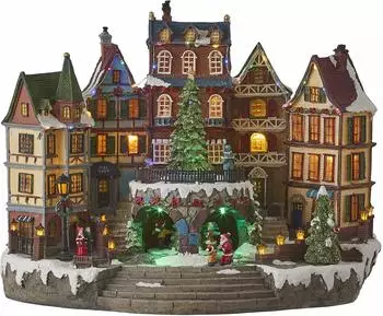 Luville Weihnachtsdorf Village - 41x25x31 cm - Polyresin