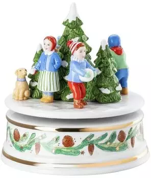 Hutschenreuther Sammelserie 2025 Spieluhr Weihnachtsspiele