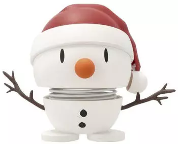 Hoptimist Soft Santa Snowman small, weiß