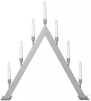 Star Trading Vind‘, 7-flammig, Holz, beige