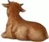 Goebel Krippenfigur Ochse, Steingut, 7cm (41-661-08-1)