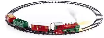 Feeric Lights & Christmas Weihnachtsbahn mit Dampf, animiert, 20-teilig, 63cm (multicolore)