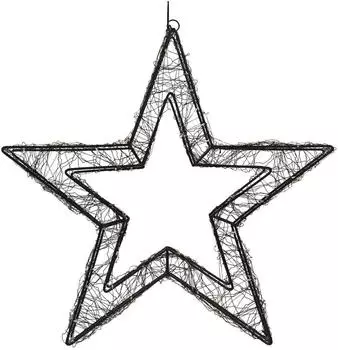 ECD Germany Weihnachtsstern Drahtstern 500 LEDs extra-warmwei&szlig; 38cm (490017546)