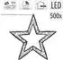 ECD Germany Weihnachtsstern Drahtstern 500 LEDs extra-warmweiß 38cm (490017546)